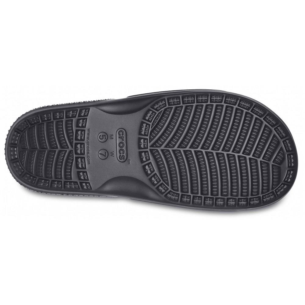 Black Women's Crocs Classic Tie-Dye Graphic Slides | NZ 0606ILHS